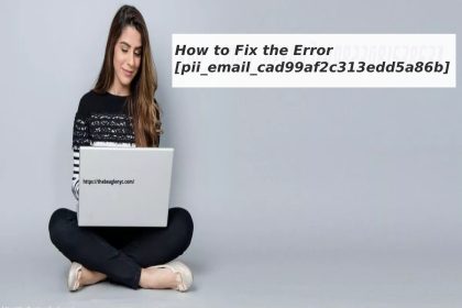 How to Fix the Error pii_email_cad99af2c313edd5a86b