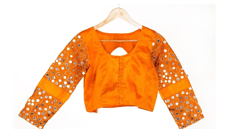 Pot Neck Blouse Designs